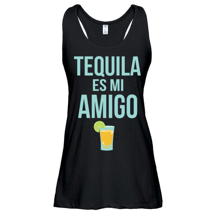 Tequila Es Mi Amigo Cinco de Mayo Ladies Essential Flowy Tank