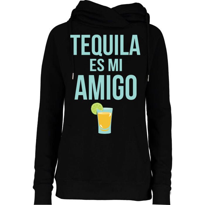 Tequila Es Mi Amigo Cinco de Mayo Womens Funnel Neck Pullover Hood