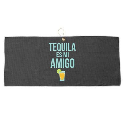 Tequila Es Mi Amigo Cinco de Mayo Large Microfiber Waffle Golf Towel