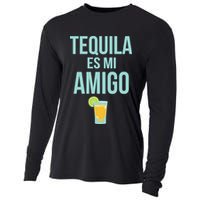 Tequila Es Mi Amigo Cinco de Mayo Cooling Performance Long Sleeve Crew