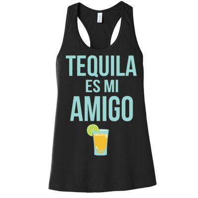 Tequila Es Mi Amigo Cinco de Mayo Women's Racerback Tank