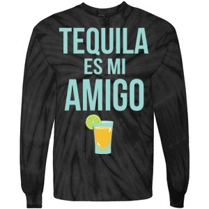 Tequila Es Mi Amigo Cinco de Mayo Tie-Dye Long Sleeve Shirt