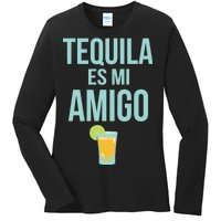 Tequila Es Mi Amigo Cinco de Mayo Ladies Long Sleeve Shirt