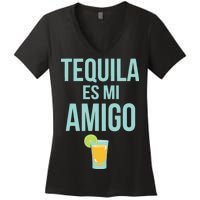 Tequila Es Mi Amigo Cinco de Mayo Women's V-Neck T-Shirt