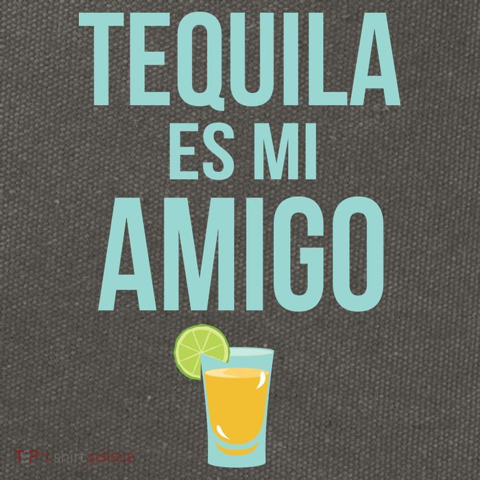 Tequila Es Mi Amigo Cinco de Mayo Cotton Canvas Backpack