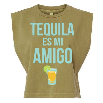 Tequila Es Mi Amigo Cinco de Mayo Garment-Dyed Women's Muscle Tee