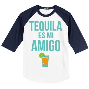 Tequila Es Mi Amigo Cinco de Mayo Baseball Sleeve Shirt