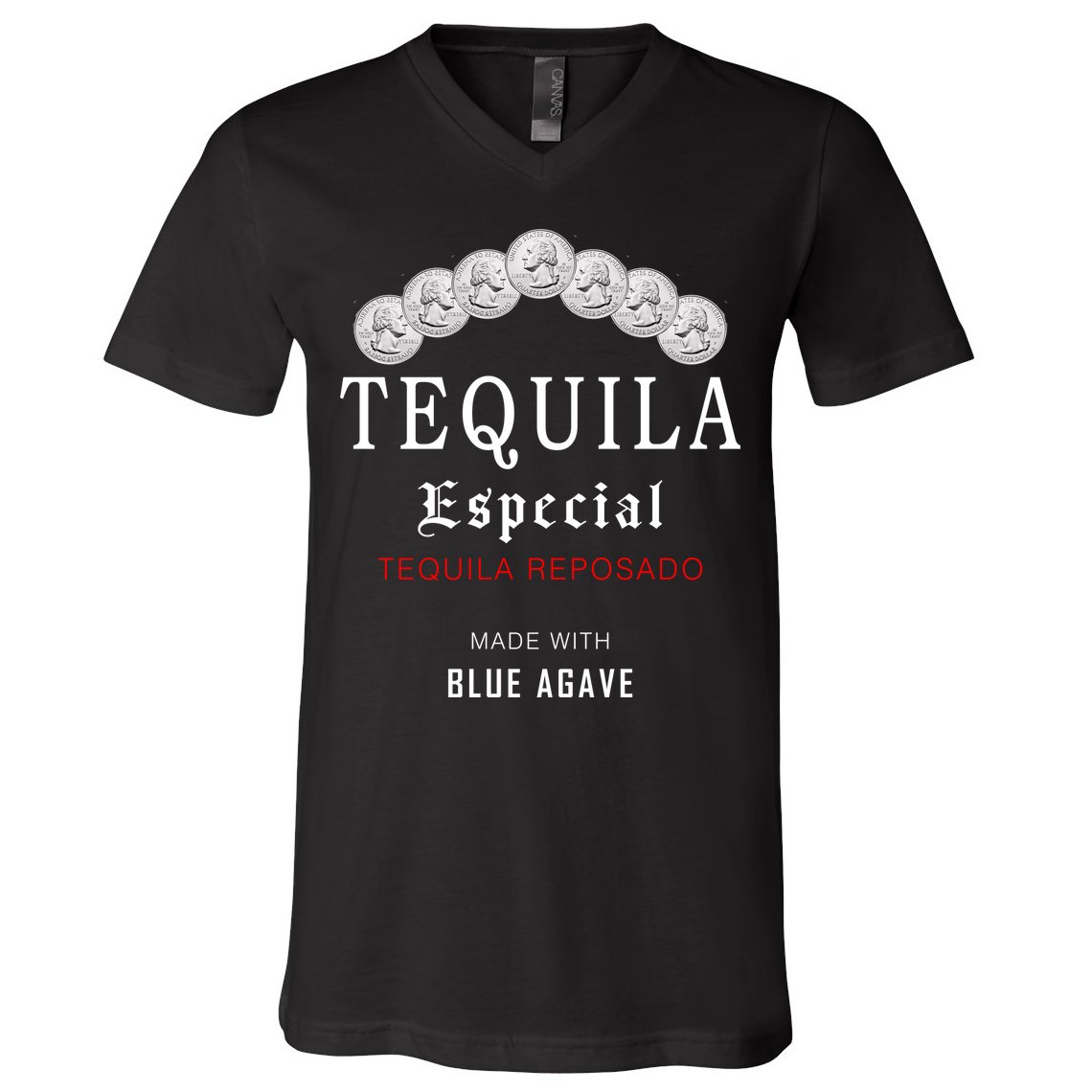 Tequila Especial Lime Slat V-Neck T-Shirt