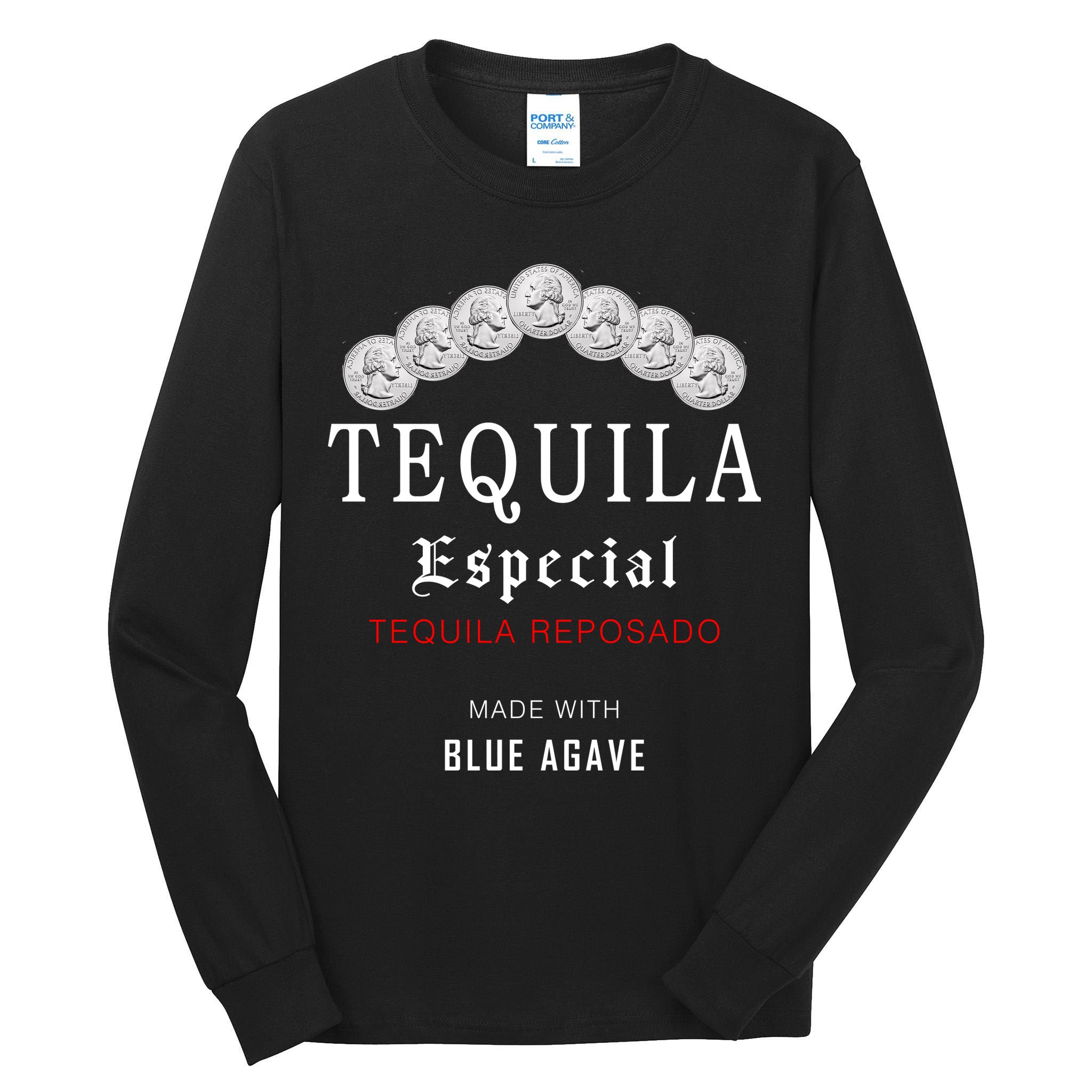 Tequila Especial Lime Slat Tall Long Sleeve T-Shirt