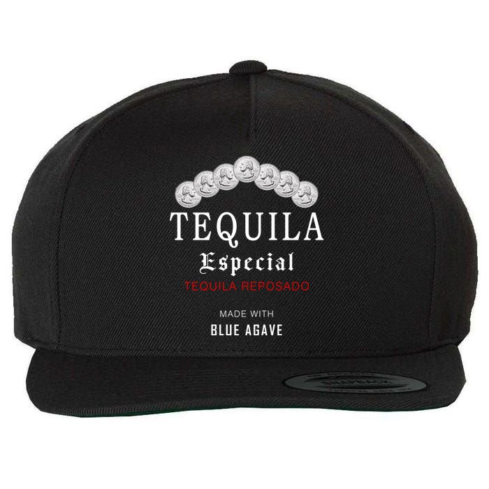 Tequila Especial Lime Slat Wool Snapback Cap