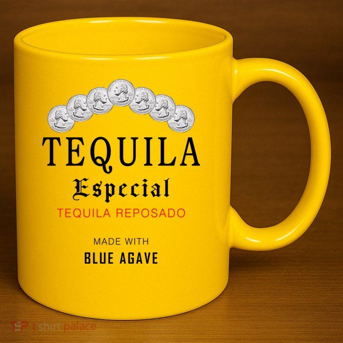 Tequila Especial Lime Slat 11oz C Handle Ceramic Mug