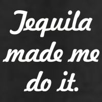 Tequila Made Me Do It Golf Towel
