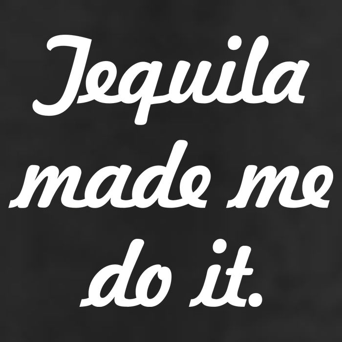 Tequila Made Me Do It Golf Towel