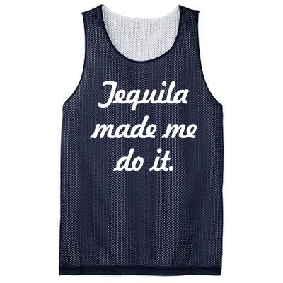 Tequila Made Me Do It Mesh Reversible Basketball Jersey Tank