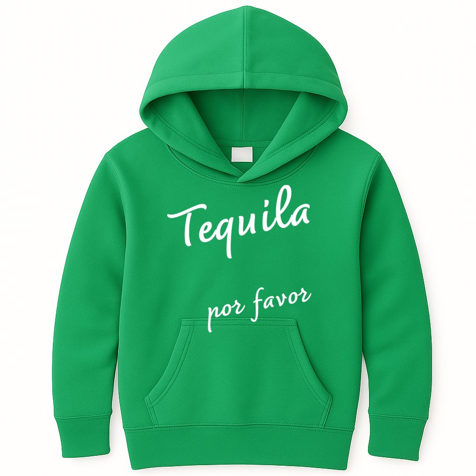 Tequila Por Favor Kids Hoodie