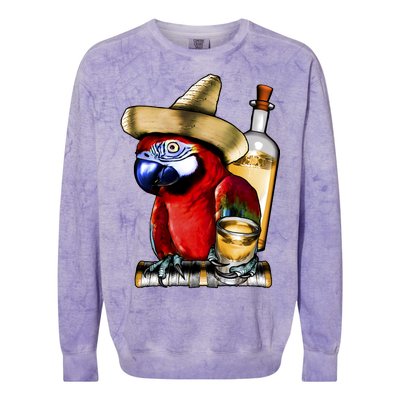 Tequilla Parrot Colorblast Crewneck Sweatshirt