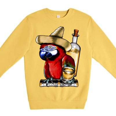 Tequilla Parrot Premium Crewneck Sweatshirt