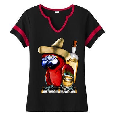 Tequilla Parrot Ladies Halftime Notch Neck Tee