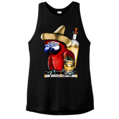 Tequilla Parrot Ladies PosiCharge Tri-Blend Wicking Tank