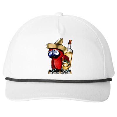 Tequilla Parrot Snapback Five-Panel Rope Hat