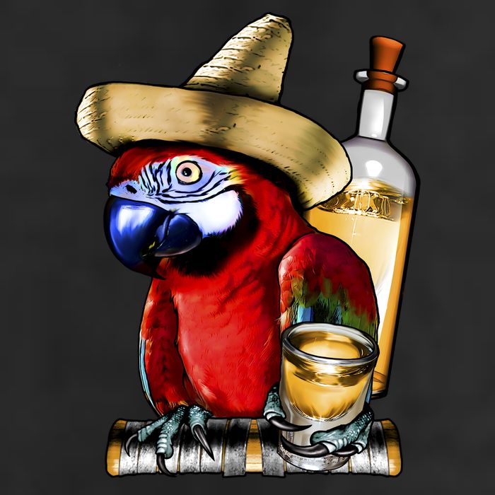Tequilla Parrot Adult Drive Performance Visor