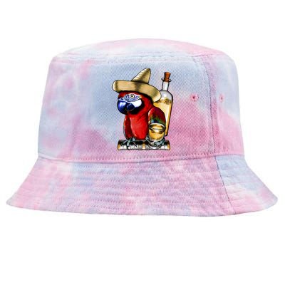 Tequilla Parrot Tie-Dyed Bucket Hat