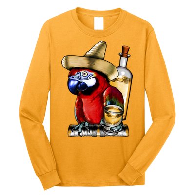 Tequilla Parrot Long Sleeve Shirt