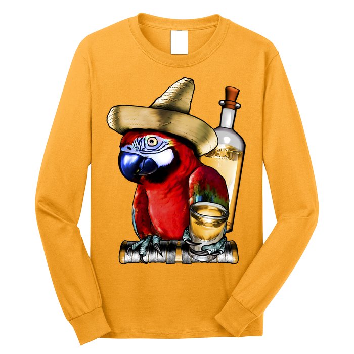 Tequilla Parrot Long Sleeve Shirt