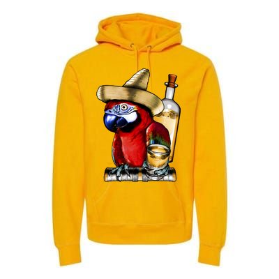 Tequilla Parrot Premium Hoodie