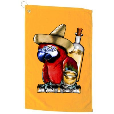 Tequilla Parrot Golf Towel