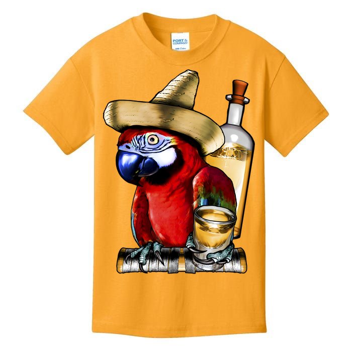 Tequilla Parrot Kids T-Shirt