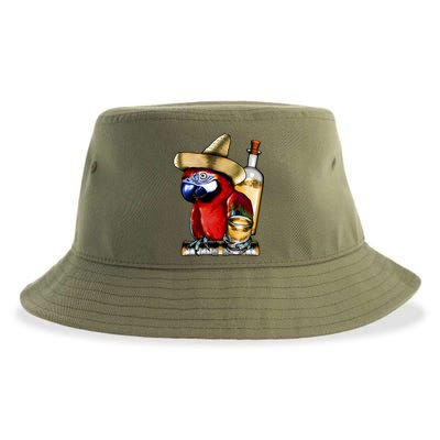 Tequilla Parrot Sustainable Bucket Hat