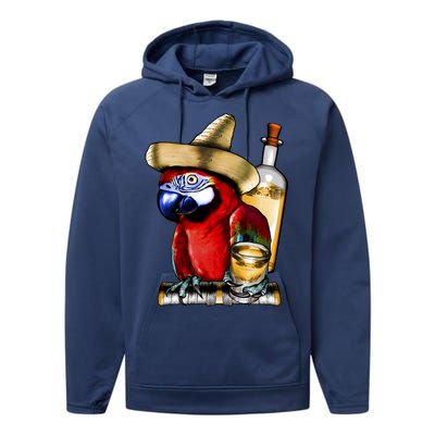 Tequilla Parrot Performance Fleece Hoodie