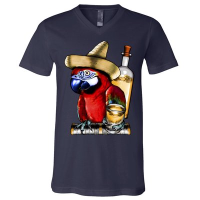 Tequilla Parrot V-Neck T-Shirt