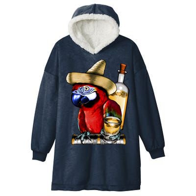 Tequilla Parrot Hooded Wearable Blanket