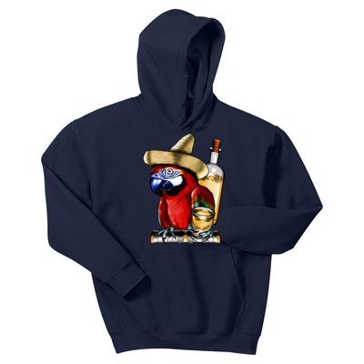 Tequilla Parrot Kids Hoodie