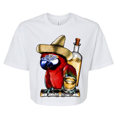 Tequilla Parrot Bella+Canvas Jersey Crop Tee