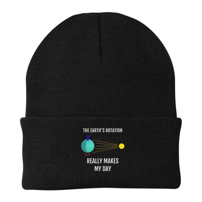 The Earth's Rotation Really Makes My Day Science Knit Cap Winter Beanie