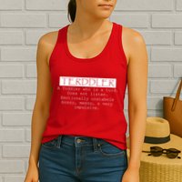 Terddler A Toddler Who Is A Turd Can Not Listen Womens Tank Top