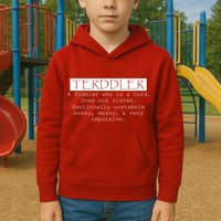 Terddler A Toddler Who Is A Turd Can Not Listen Kids Hoodie