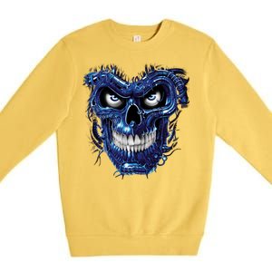 Terminator Skull Premium Crewneck Sweatshirt