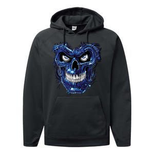 Terminator Skull Performance Fleece Hoodie