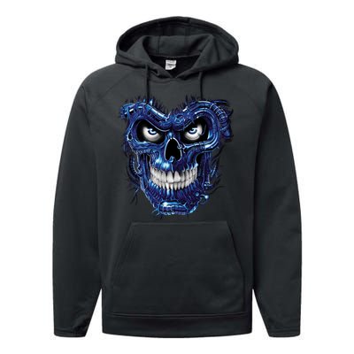 Terminator Skull Performance Fleece Hoodie