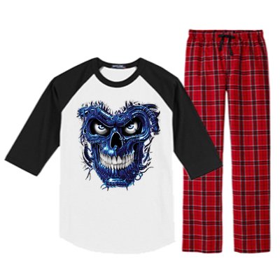 Terminator Skull Raglan Sleeve Pajama Set