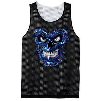 Terminator Skull Mesh Reversible Basketball Jersey Tank