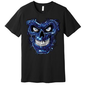 Terminator Skull Premium T-Shirt