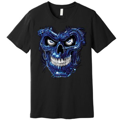 Terminator Skull Premium T-Shirt