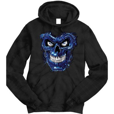 Terminator Skull Tie Dye Hoodie