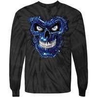 Terminator Skull Tie-Dye Long Sleeve Shirt