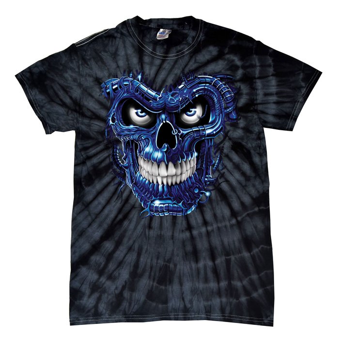 Terminator Skull Tie-Dye T-Shirt